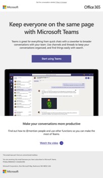 Teams Free Chat Email